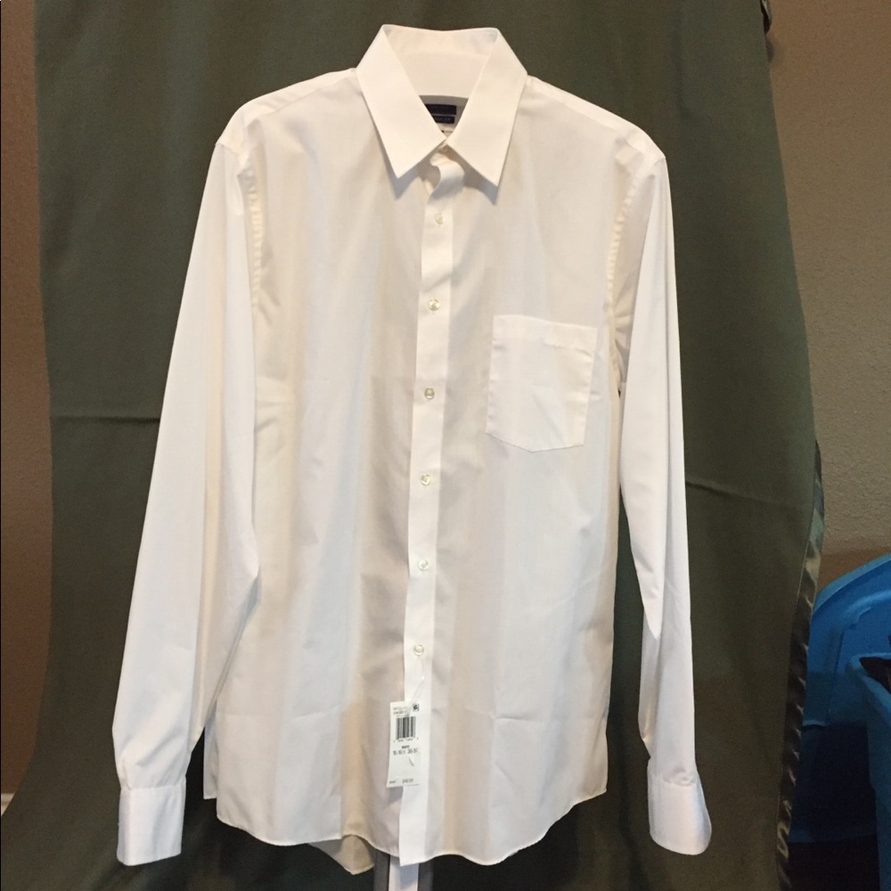 Arrow Classic Fit White Button Down Shirt